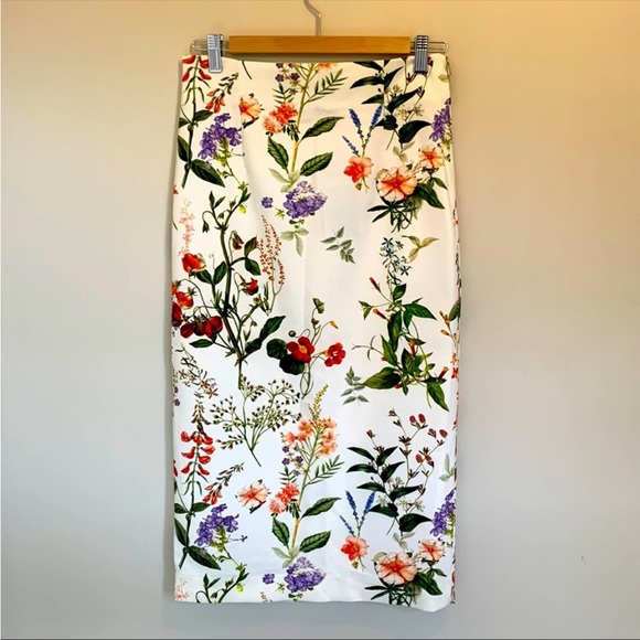 ✨NWT | Zara | Floral Midi skirt - Picture 5 of 9